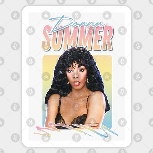 Donna Summer / Vintage Style Fan Art Design Sticker by DankFutura